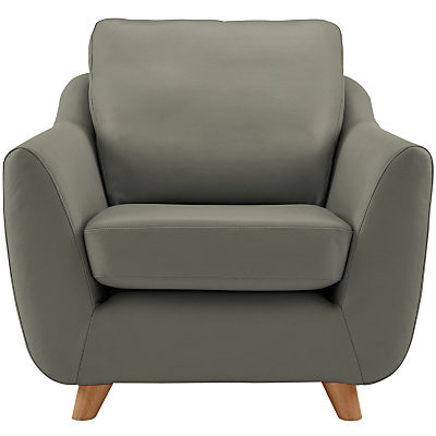 G Plan Vintage The Sixty Seven Leather Armchair Capri Leather Grey G Plan Vintage The Sixty Seven Leather Armchair Capri Leather Grey